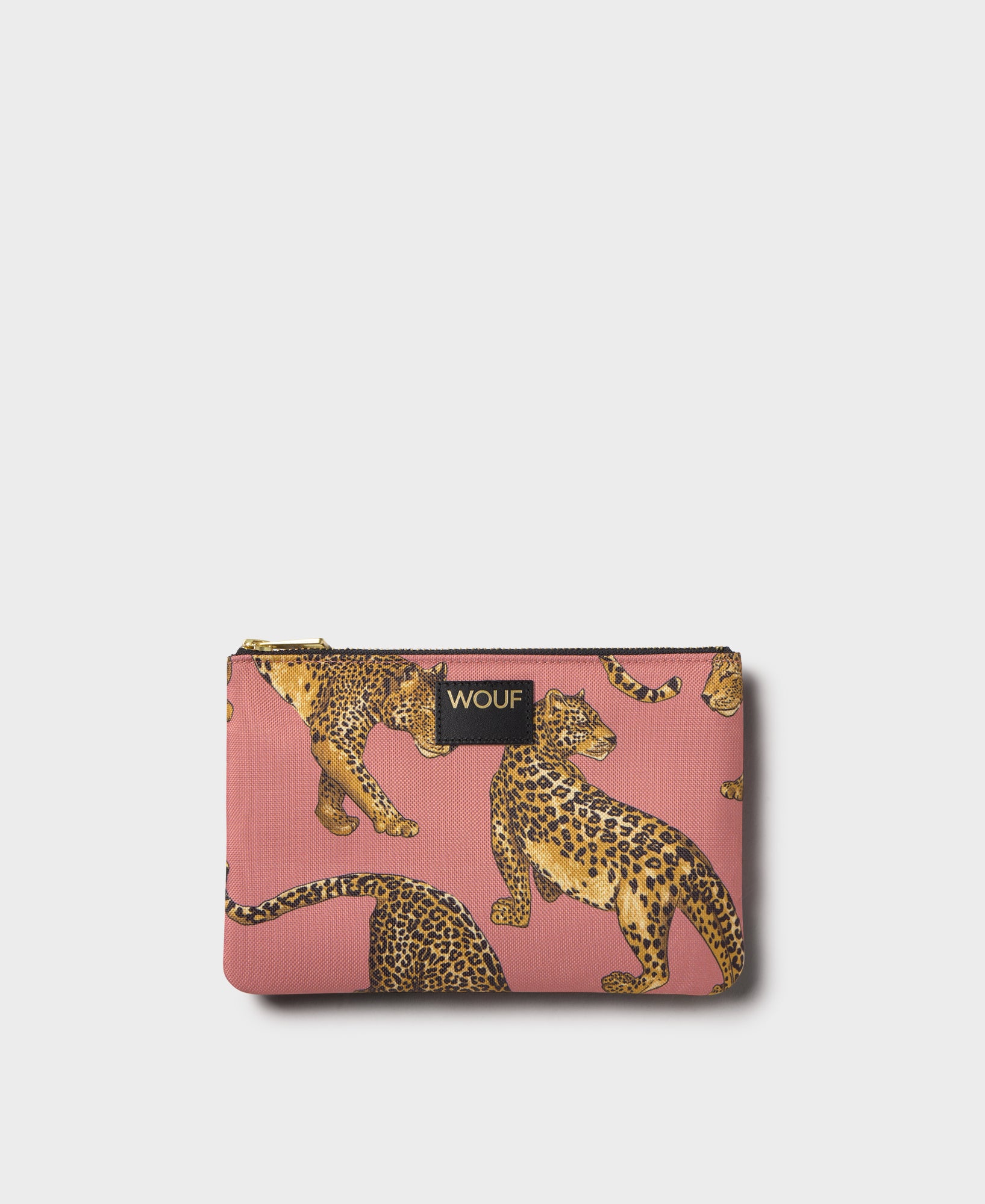 wouf-studio-blush-leopard-pochette-plate-21-cm-recycl-e image 1