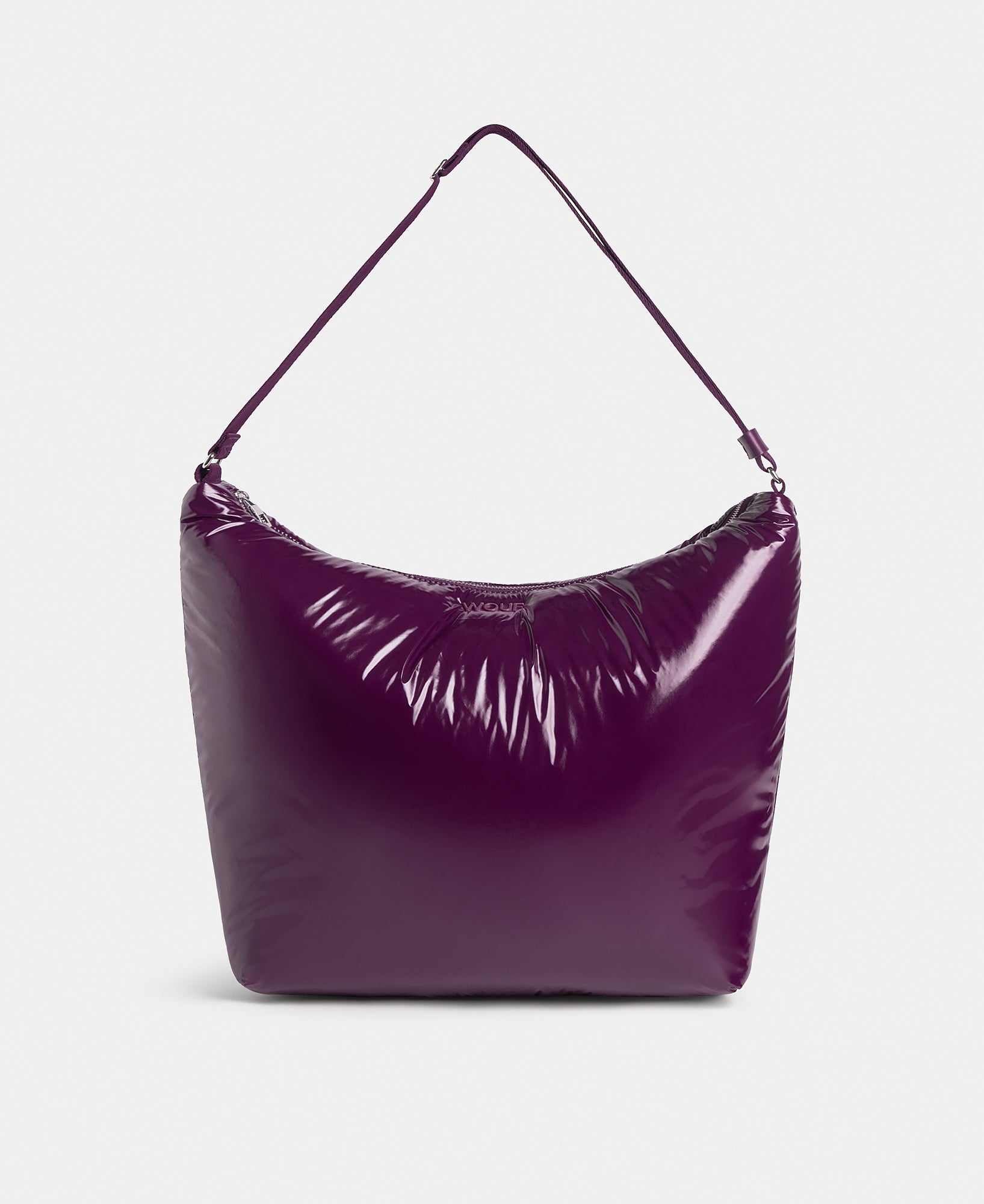 wouf-teddy-plum-sac-hobo-nylon-recycl-d-perlant image 1