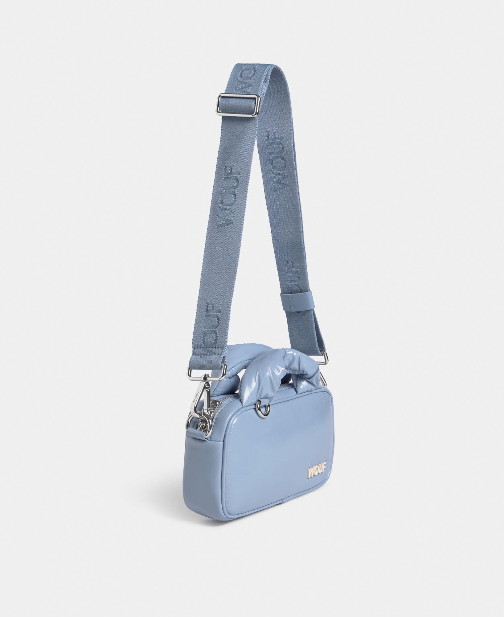 wouf-glossy-steel-mini-sac-nylon-recycl-20-cm image 4