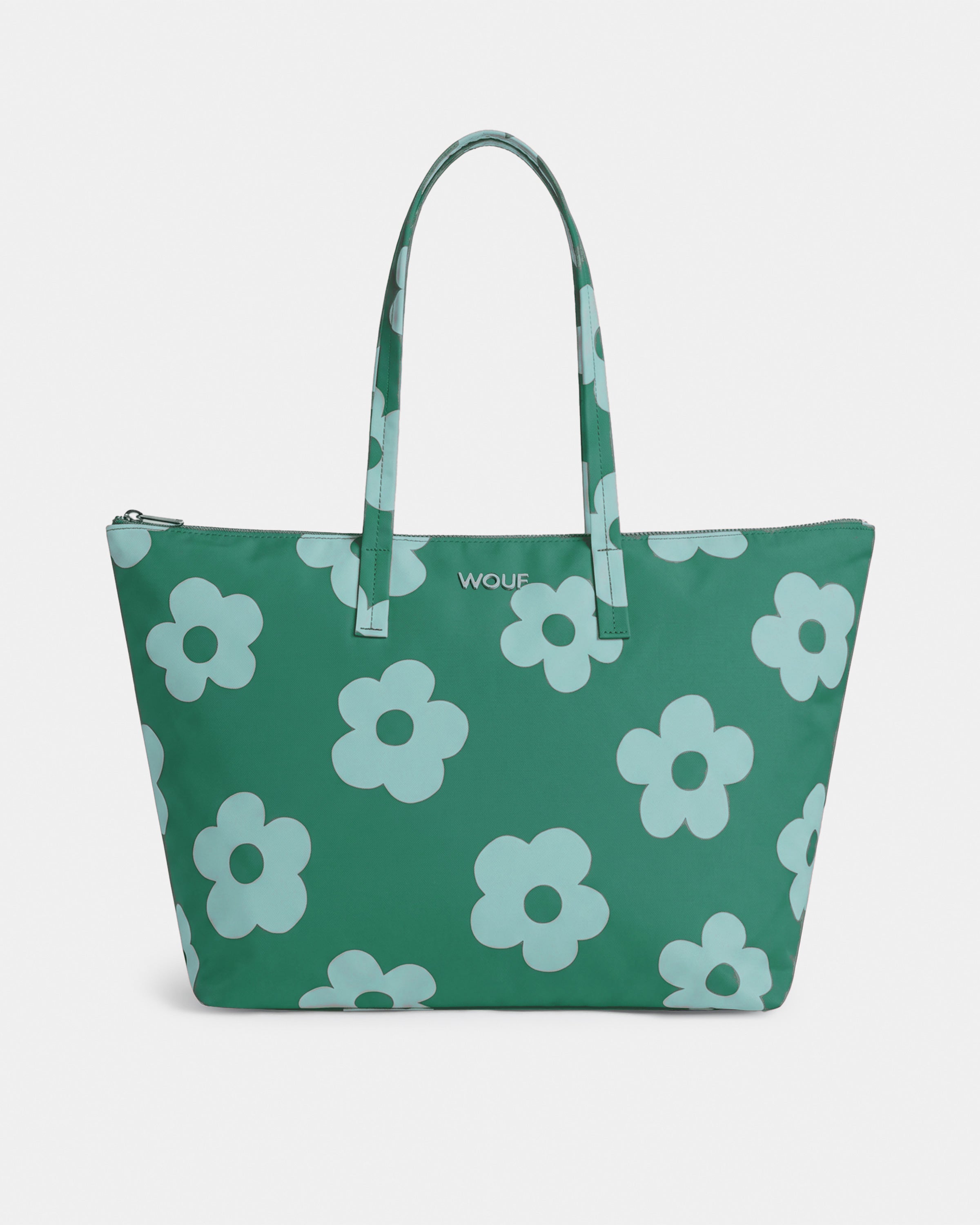 wouf-studio-sac-cabas-green-daisy-recycl-52-cm image 1
