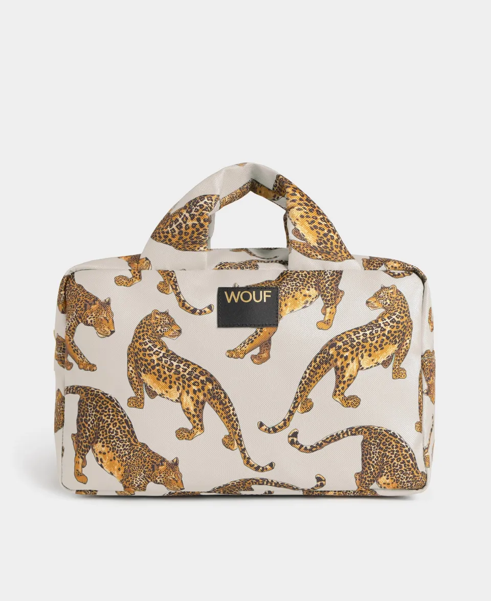 wouf-studio-grande-trousse-de-toilette-the-leopard-recycl-e image 1