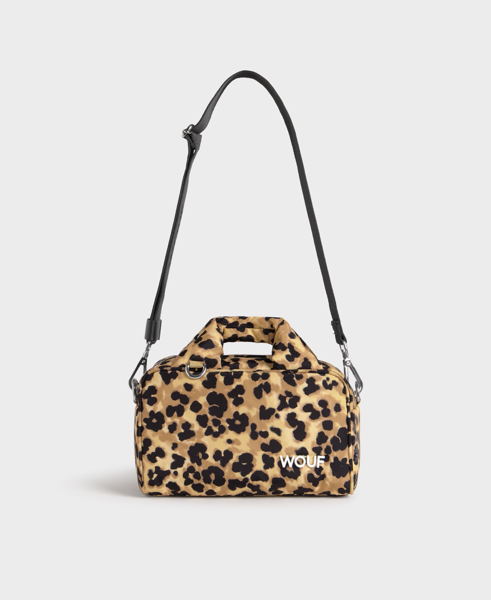 wouf-studio-feline-sac-bowling-21-5-cm-imprim-l-opard image 1