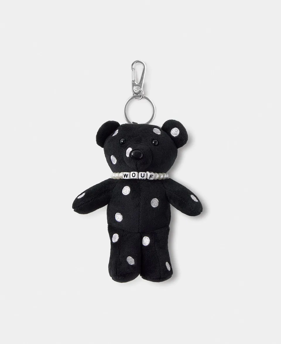 wouf-daily-dots-bear-charm-sac-motif-ours-pois image 1