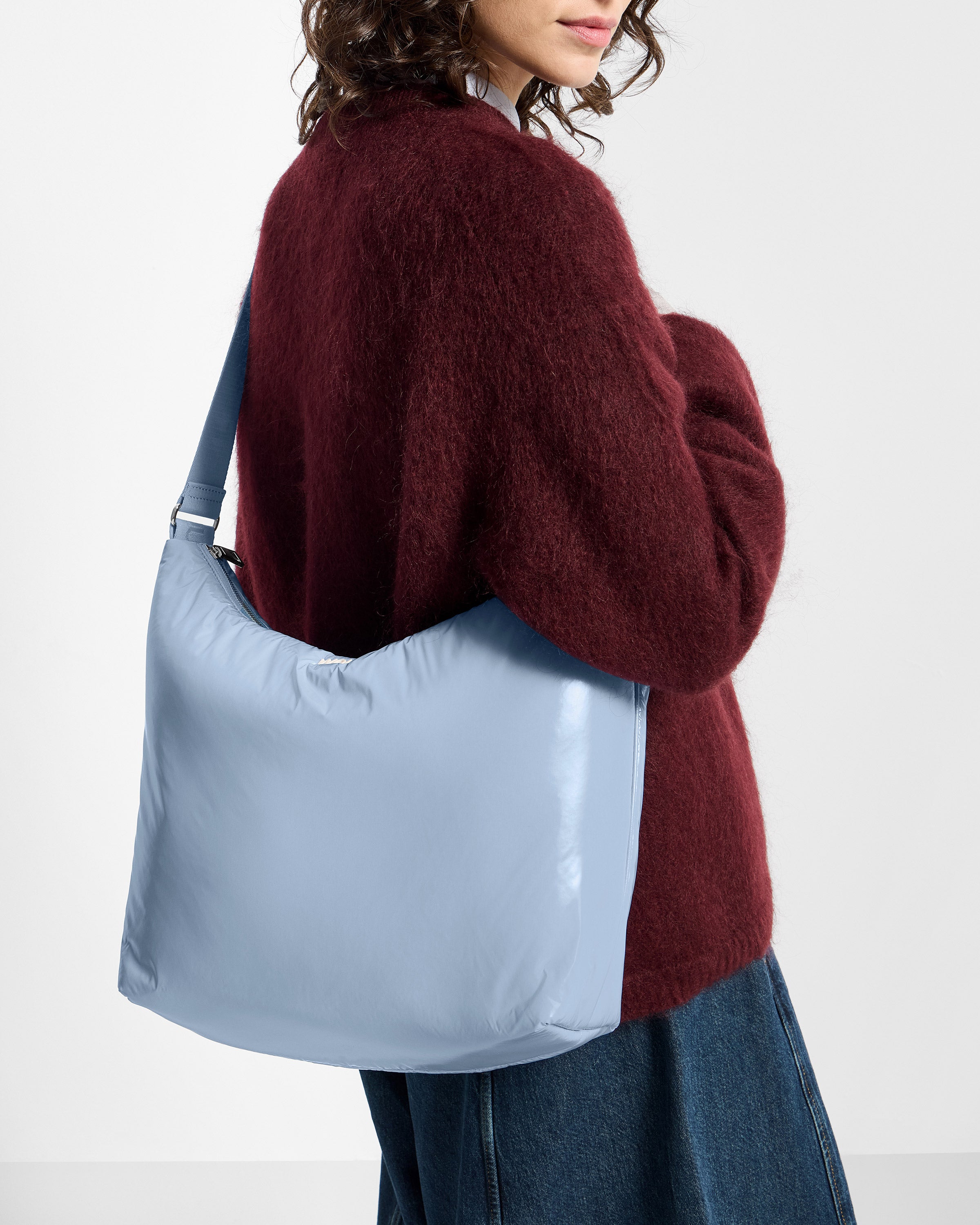 wouf-teddy-steel-sac-hobo-nylon-recycl-brillant image 3