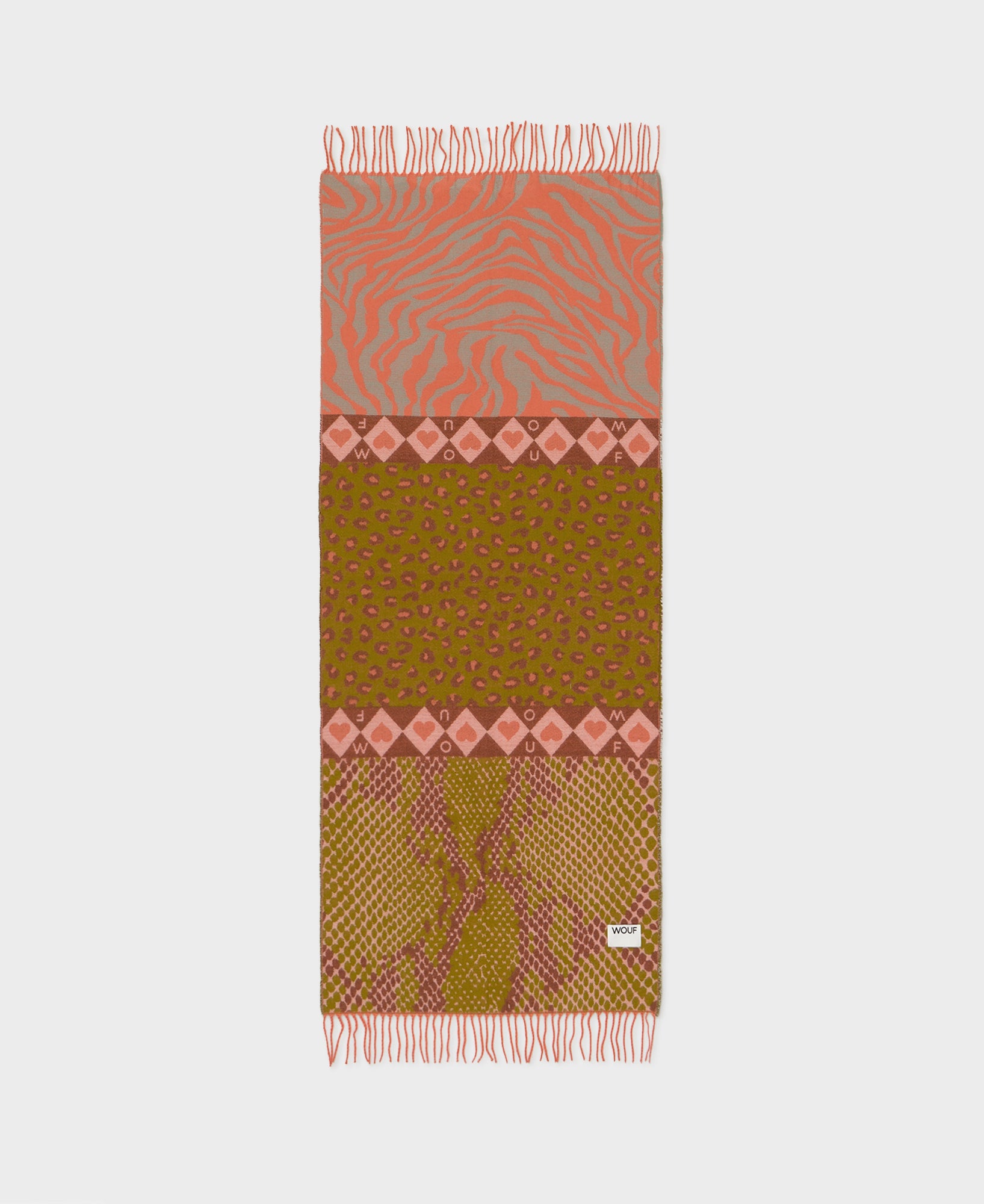 wouf-terry-wild-coral-charpe-170-cm-acrylique-recycl image 4