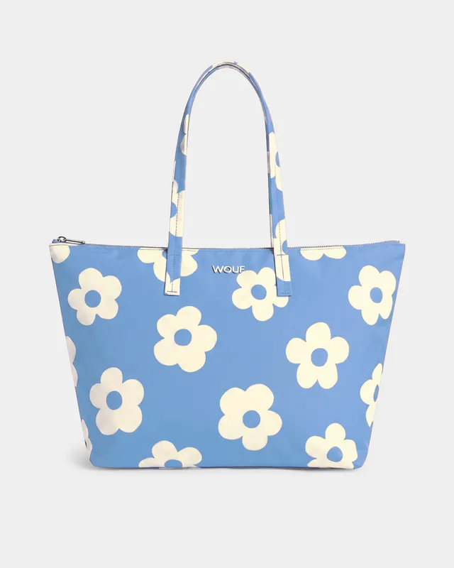 wouf-studio-sac-cabas-blue-daisy-matelass-recycl image 1