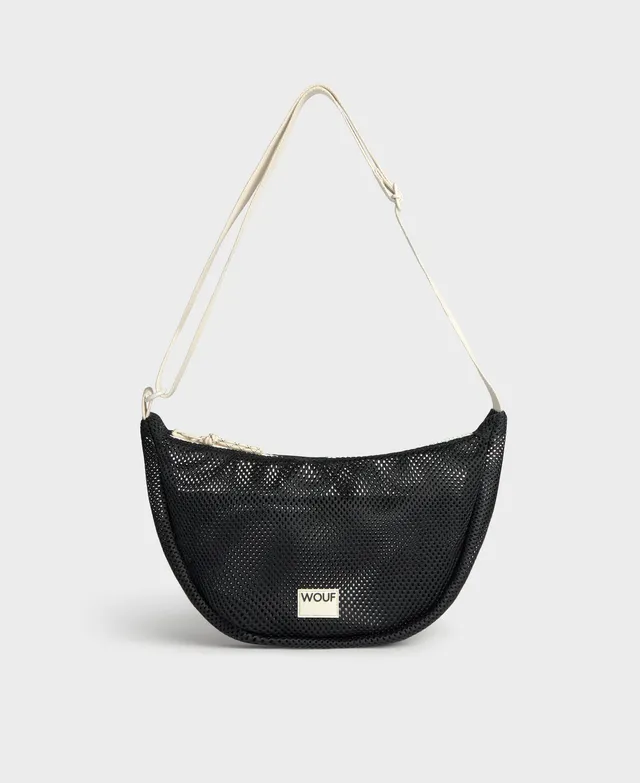 wouf-mesh-sac-bandouli-re-onyx-noir-polyester-recycl image 1