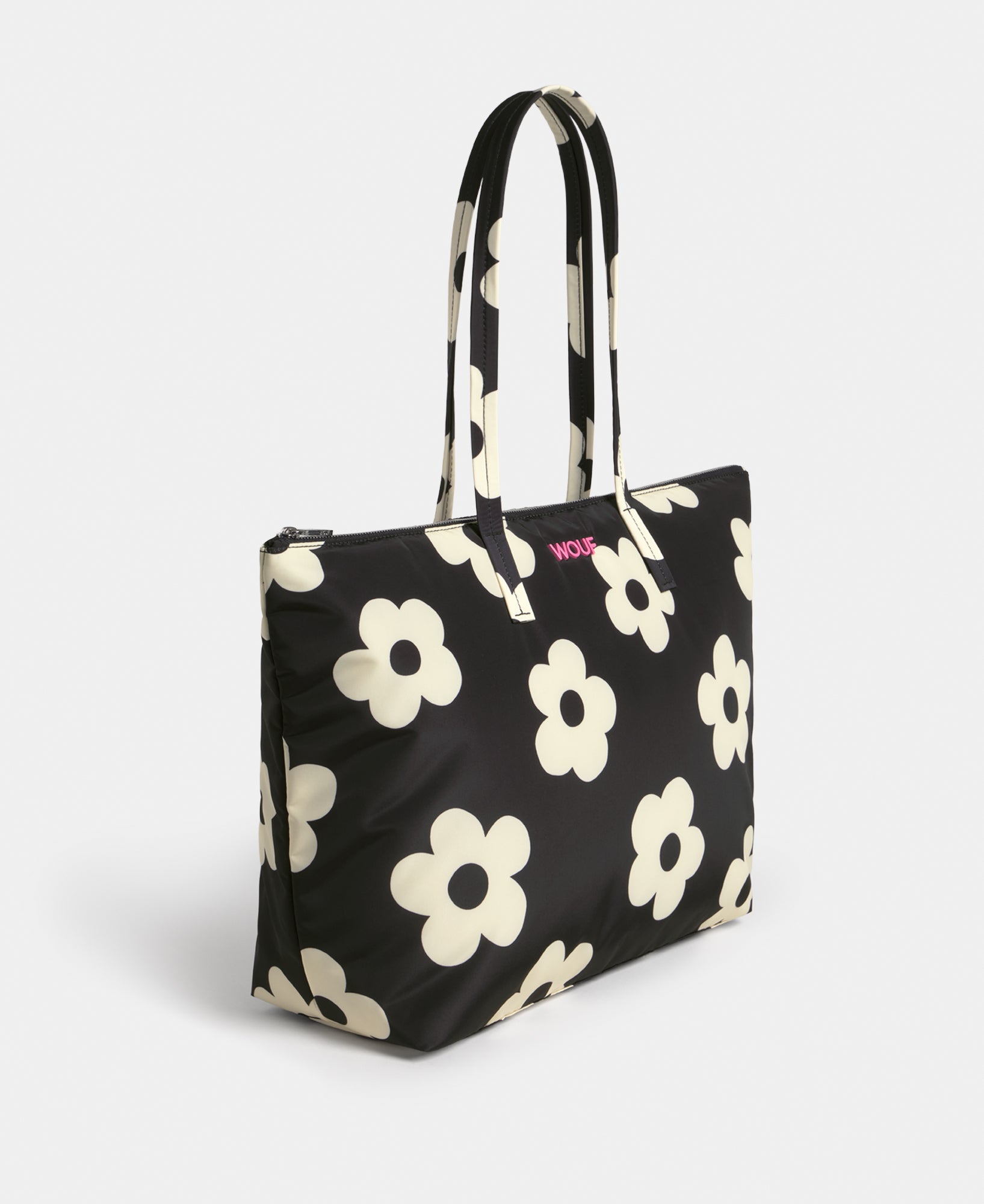 wouf-studio-sac-cabas-night-daisy-tote-fleurs-recycl image 4