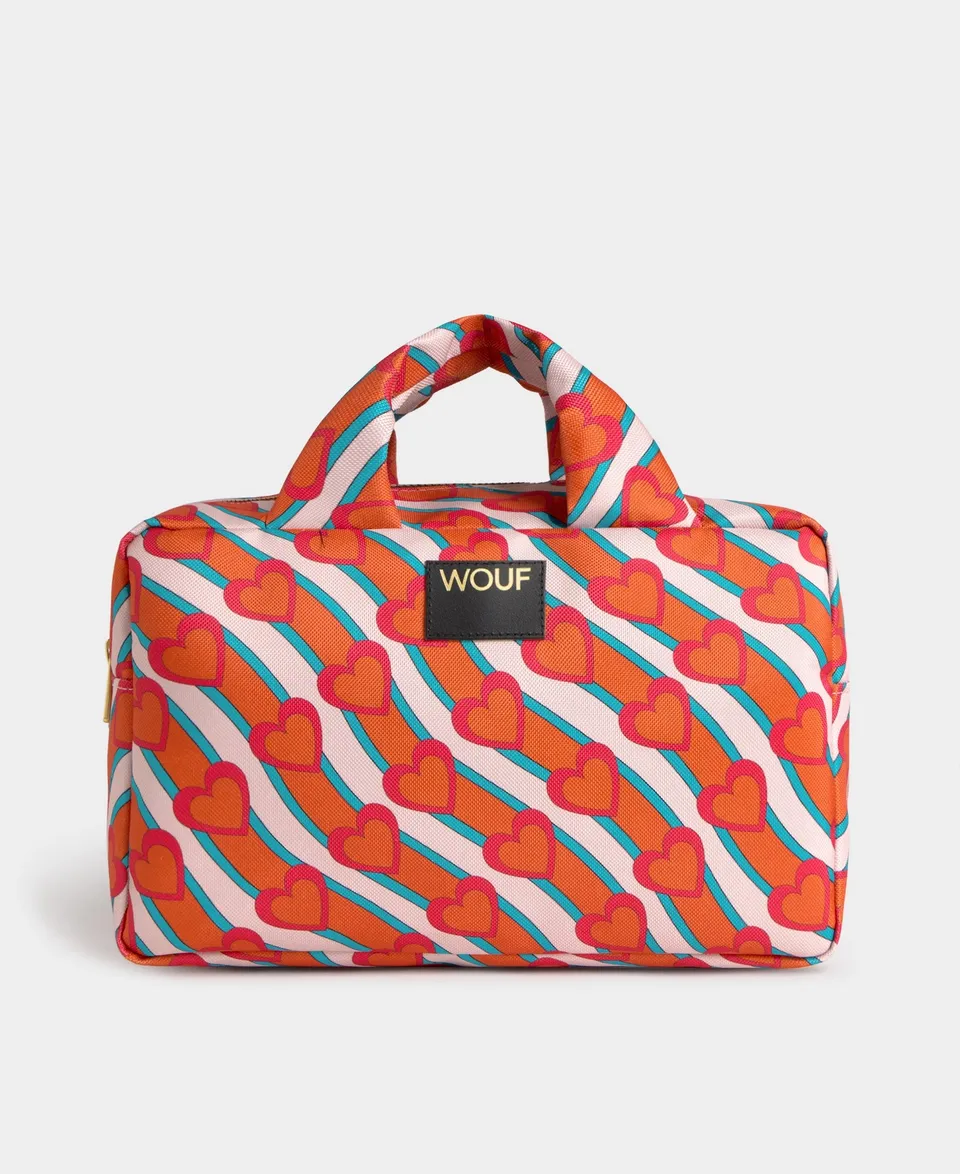 wouf-studio-heartbeat-grande-trousse-de-toilette-imprim-e image 1
