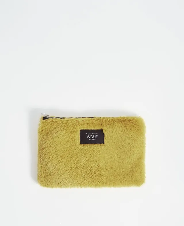 wouf-daily-foxie-pochette-fourrure-recycl-e-22-cm image 1