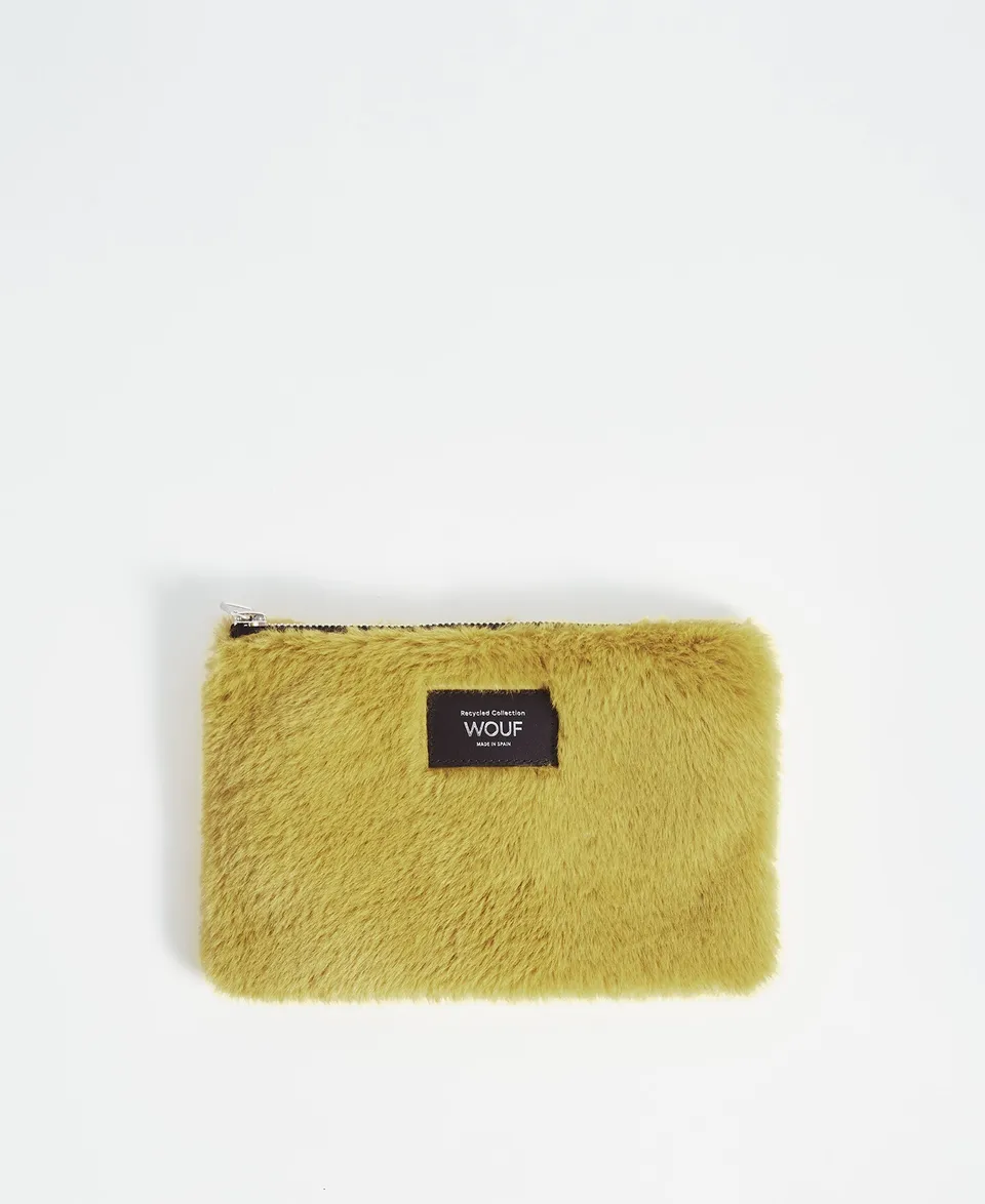wouf-daily-foxie-pochette-fourrure-recycl-e-22-cm image 1