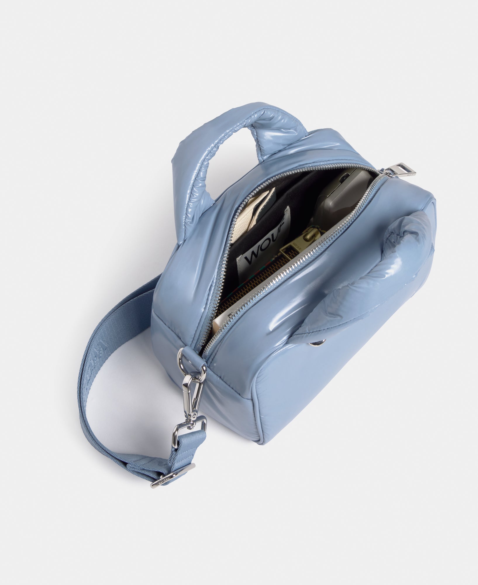 wouf-glossy-steel-sac-bowling-nylon-recycl-21-cm image 5