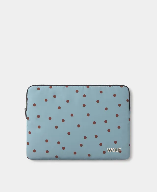 wouf-daily-housse-ordinateur-13-14-polka-matelass-e image 1