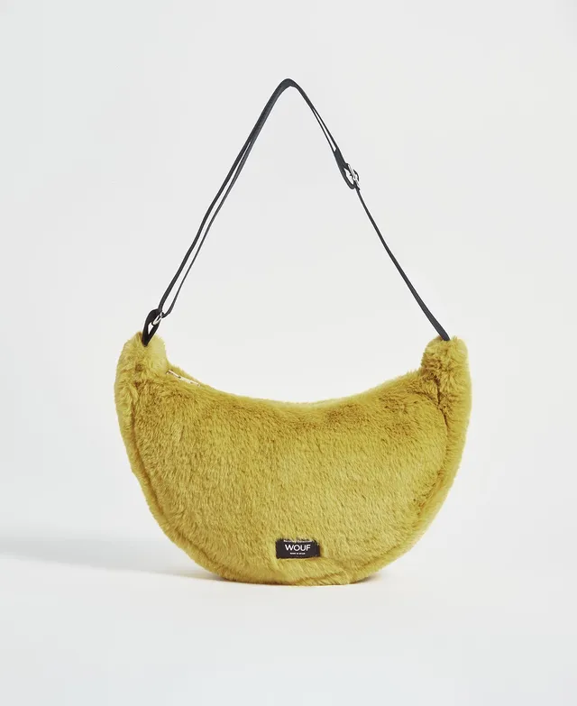 wouf-mesh-sac-bandouli-re-foxie-large-fausse-fourrure-recycl-e image 1