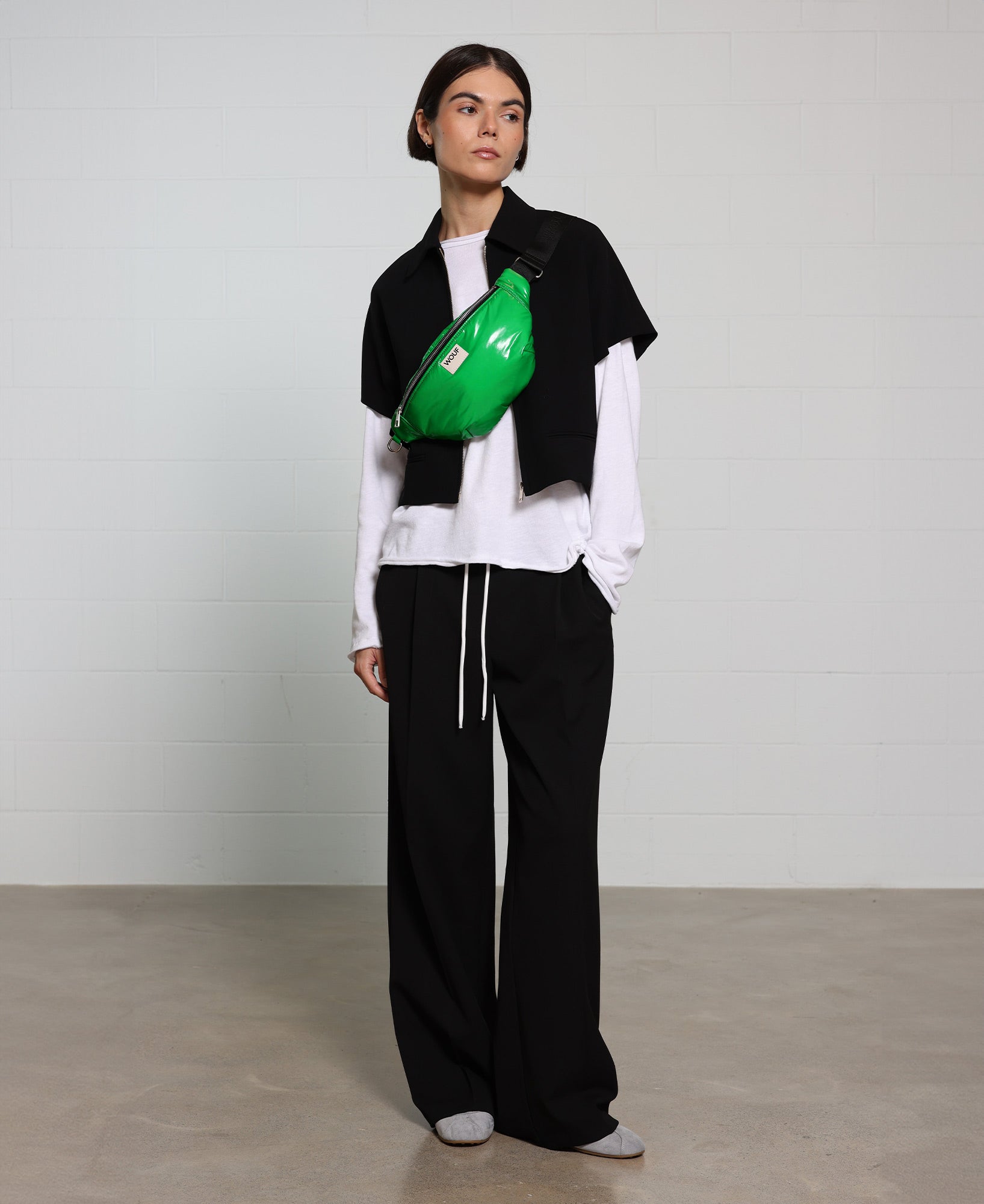 wouf-mesh-basil-sac-banane-33-cm-recycl-glossy image 3