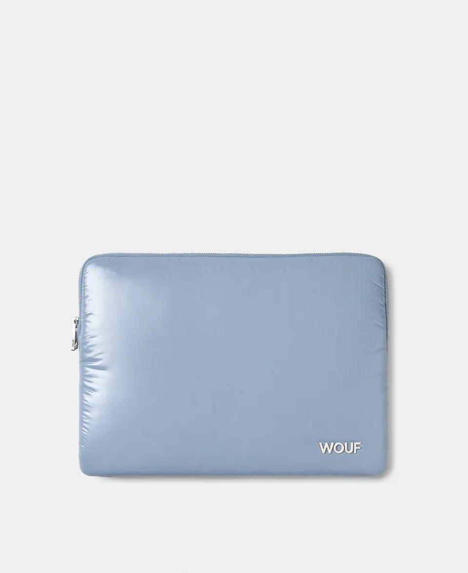 wouf-glossy-steel-housse-ordinateur-13-14-nylon image 1