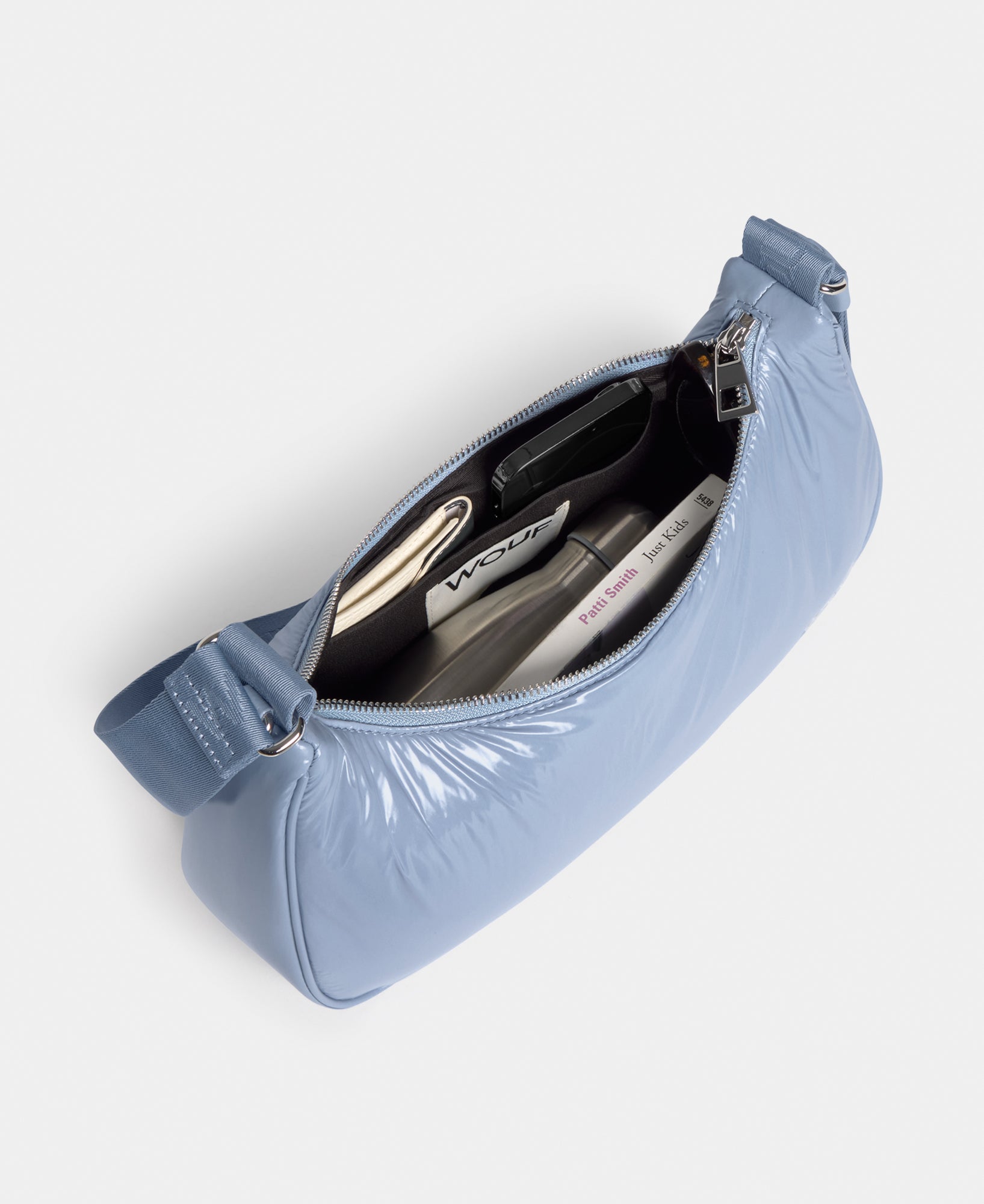 wouf-glossy-steel-sac-bandouli-re-nylon-33-cm image 5