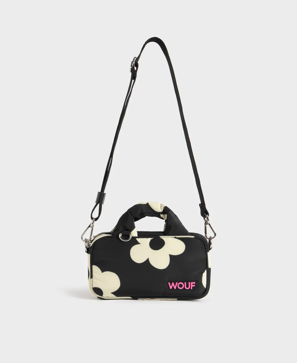 wouf-studio-night-daisy-mini-sac-matelass-fleuri image 1