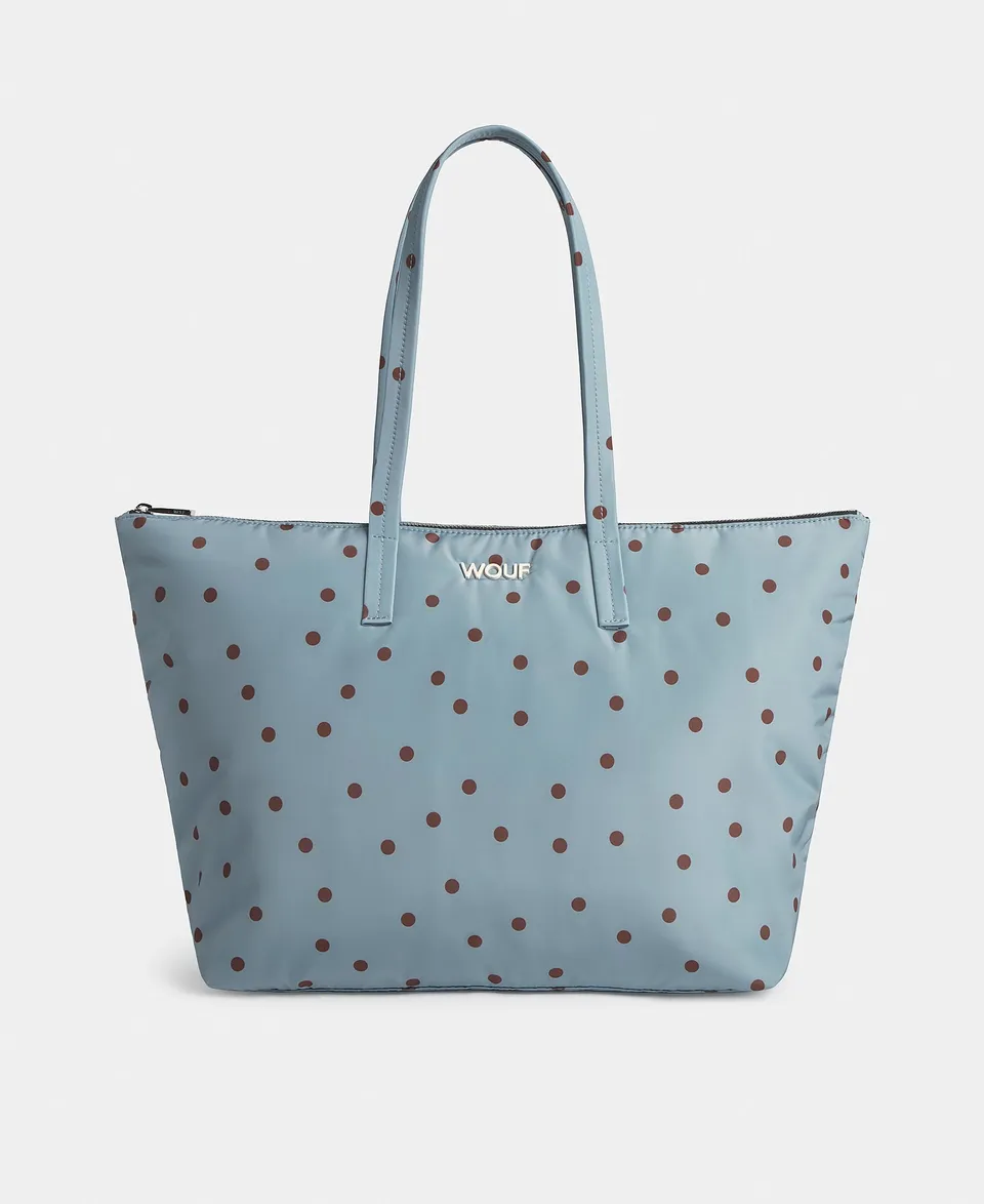 wouf-daily-polka-sac-cabas-matelass-polyester-recycl image 1