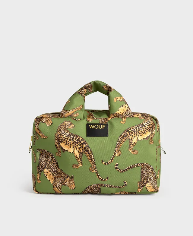 wouf-studio-grande-trousse-toilette-olive-leopard image 1