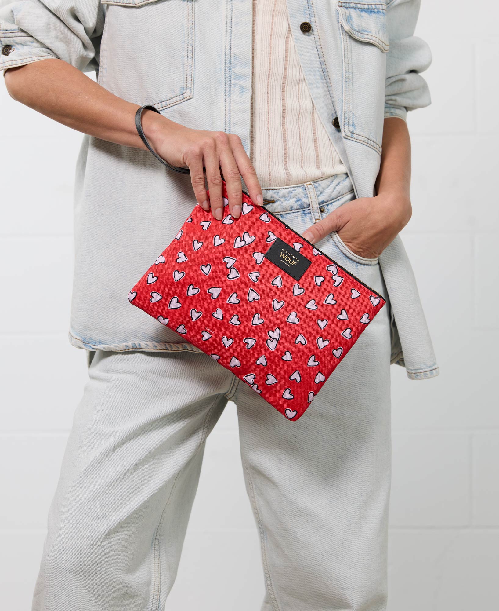 wouf-daily-pochette-xl-crush-tissu-recycl-26x19-cm image 2