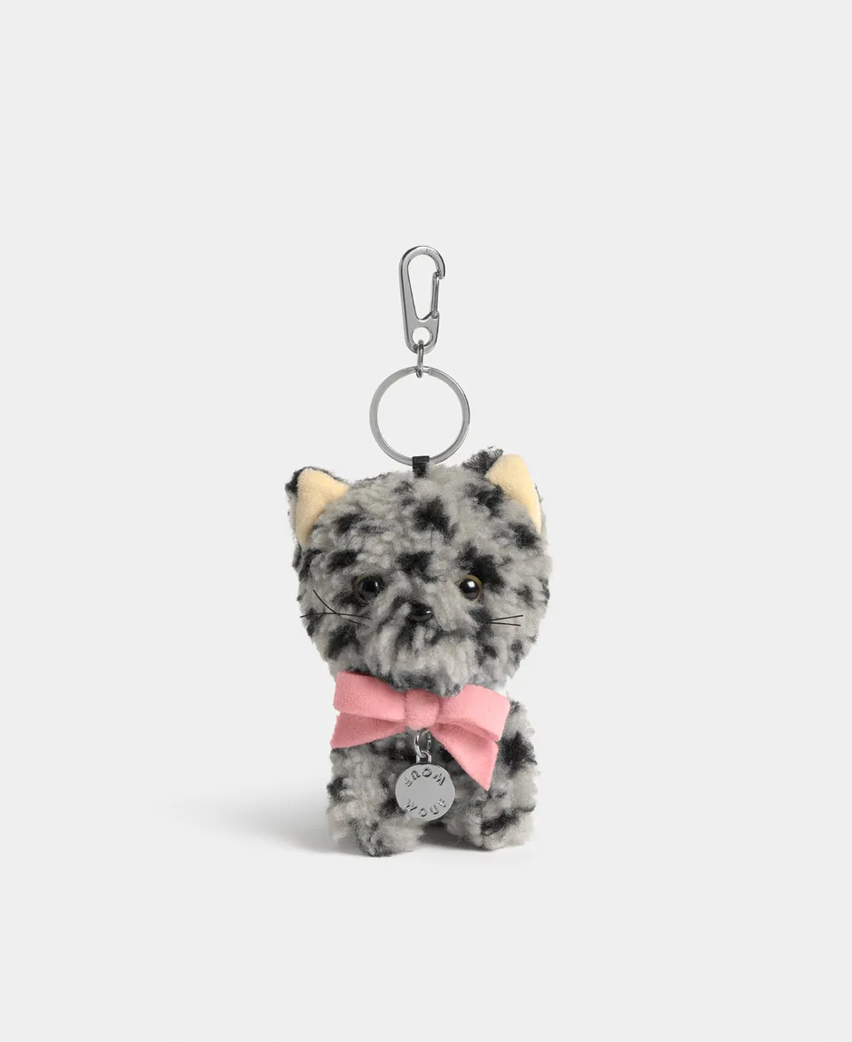 wouf-teddy-colette-cat-charm-11-cm-polyester-recycl image 1