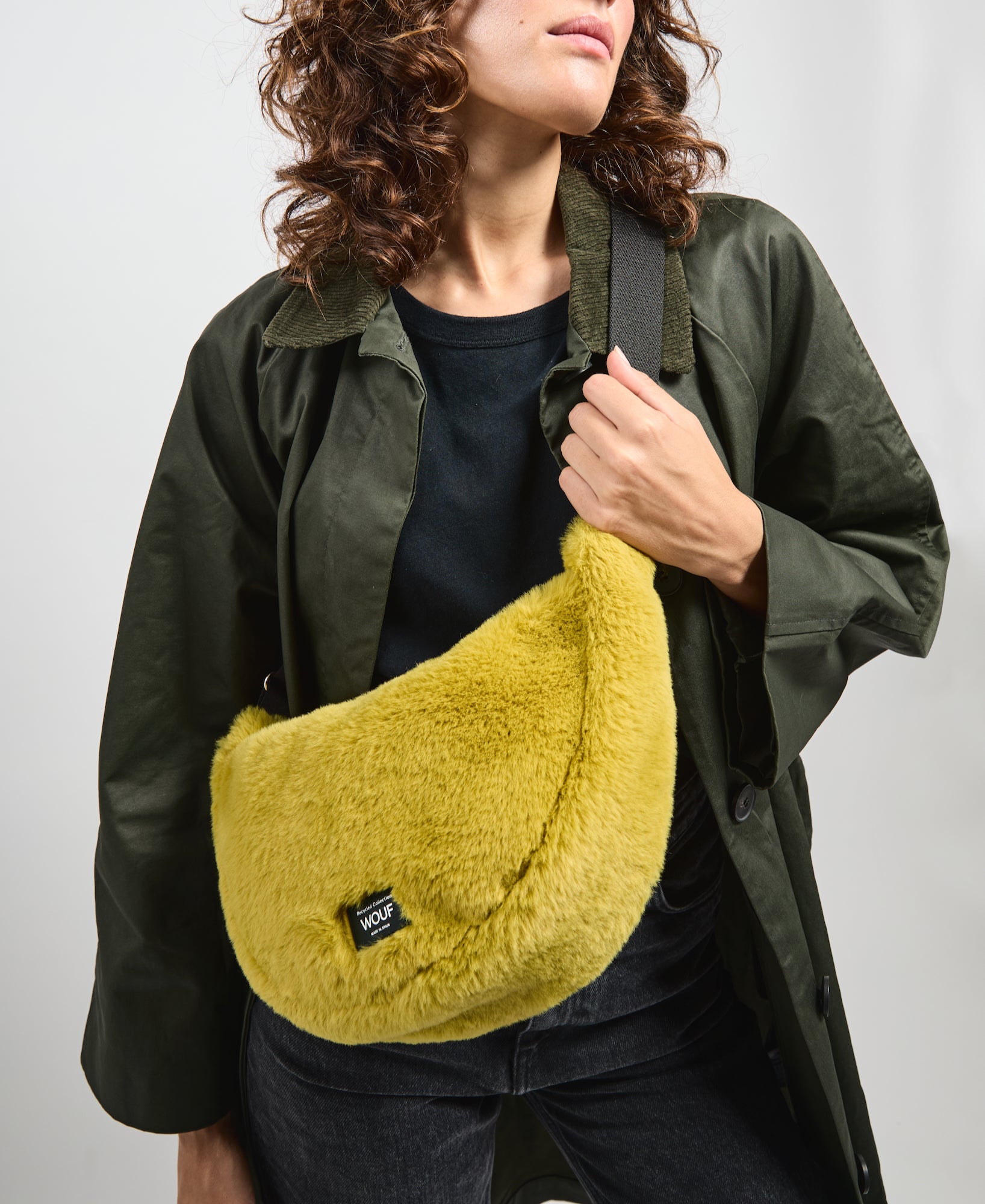 wouf-mesh-sac-bandouli-re-foxie-large-fausse-fourrure-recycl-e image 2