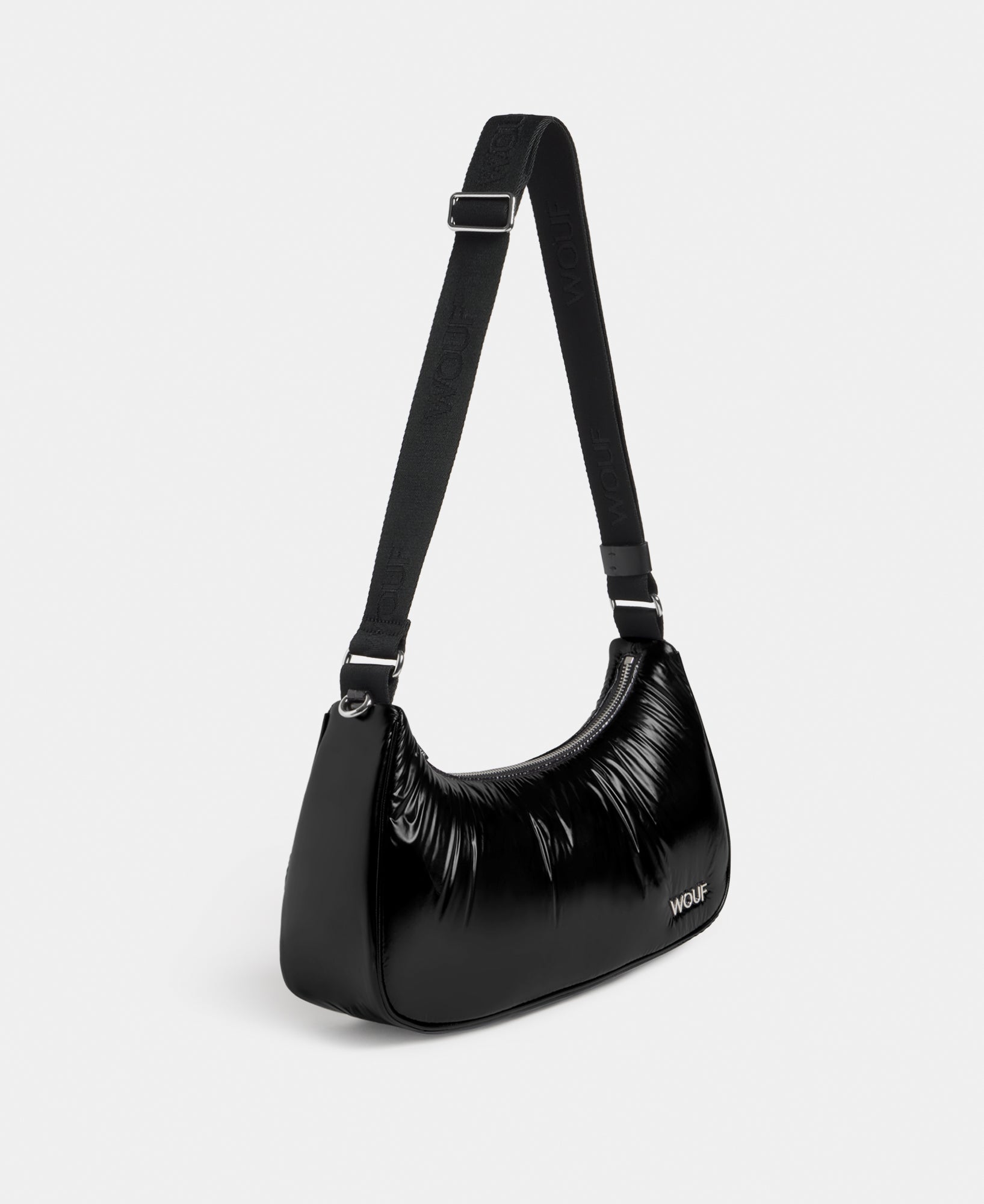 wouf-studio-night-sac-bandouli-re-glossy-noir-33-cm image 4