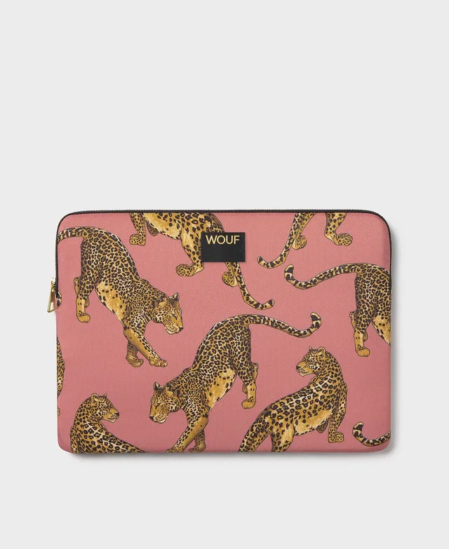 wouf-studio-blush-leopard-housse-ordinateur-15-16-l-opard image 1