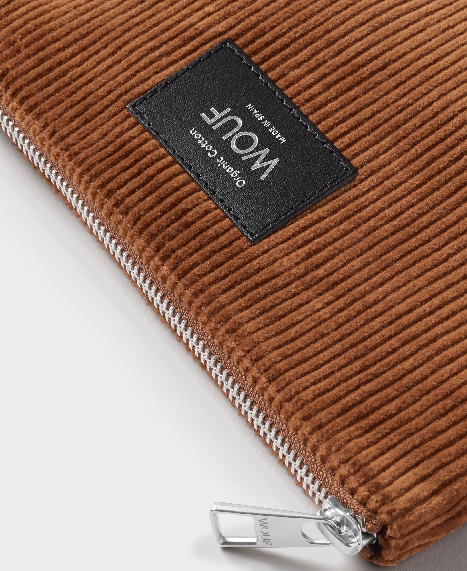 wouf-daily-caramel-pochette-moyen-velours-coton-bio image 2